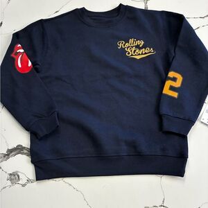 The Rolling Stones Navy Blue Sweater